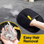Pet Hair Remover Grooming Glove for Dogs, Cats & Rabbits – Deshedding Mitt for Long, Short & Curly Hair