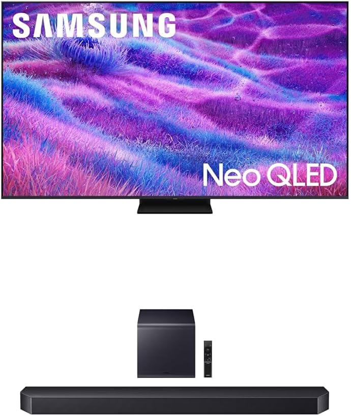 Samsung 85" Neo QLED 4K Smart TV (2025 QN80F) + Q-Series Soundbar HW-Q900F