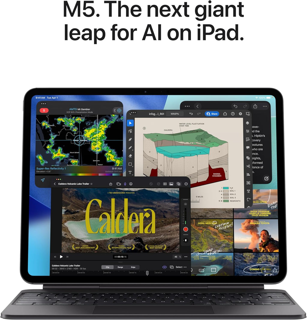Apple iPad Pro 13-inch (M5) – 256GB, 12MP Cameras, Space Black