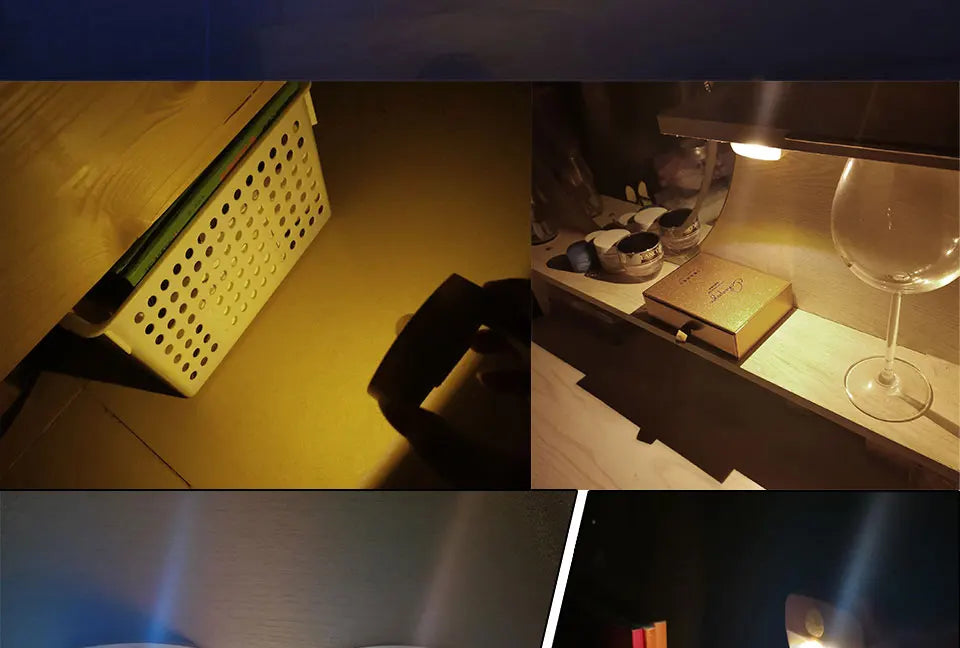 Motion Sensor LED Night Light – Auto On/Off Cabinet & Closet Lamp