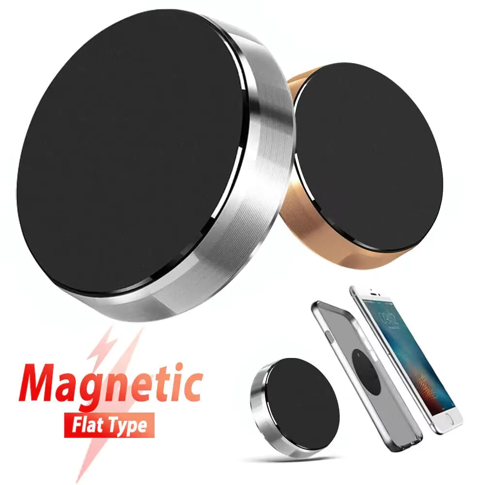 Universal Magnetic Car Phone Holder – 360° Rotating & Fixed Mount for iPhone, Samsung, Xiaomi, Huawei