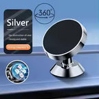 Universal Magnetic Car Phone Holder – 360° Rotating & Fixed Mount for iPhone, Samsung, Xiaomi, Huawei