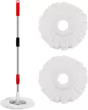 360° Spin Mop with Bucket – 3-Piece Microfiber Cleaning Set with Wringer