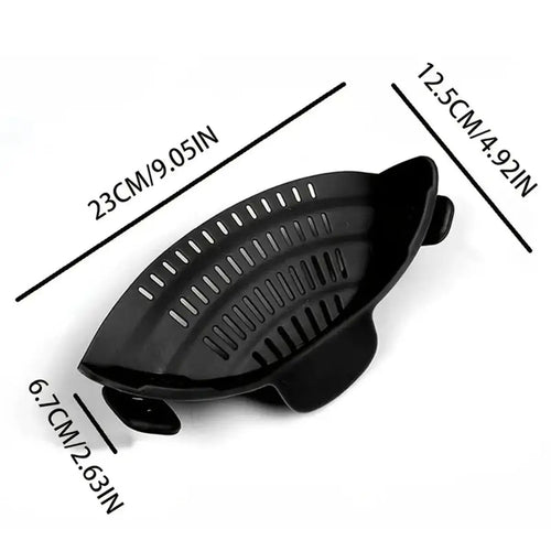 Adjustable Pot Strainer – Clip-On Stainless Steel Strainer for Pots, Pans & Bowls
