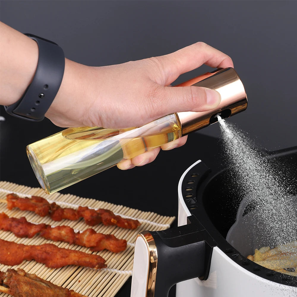 Oil Sprayer for Cooking | Refillable Olive Oil Spray Bottle for Salad, BBQ & Air Fryer