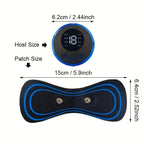 (dubble) EMS Mini Electric Muscle Massager – 8 Modes, 19 Strength Levels, Portable