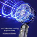 Portable Handheld Mini Fan – USB Rechargeable Desk & Neck Fan for Travel