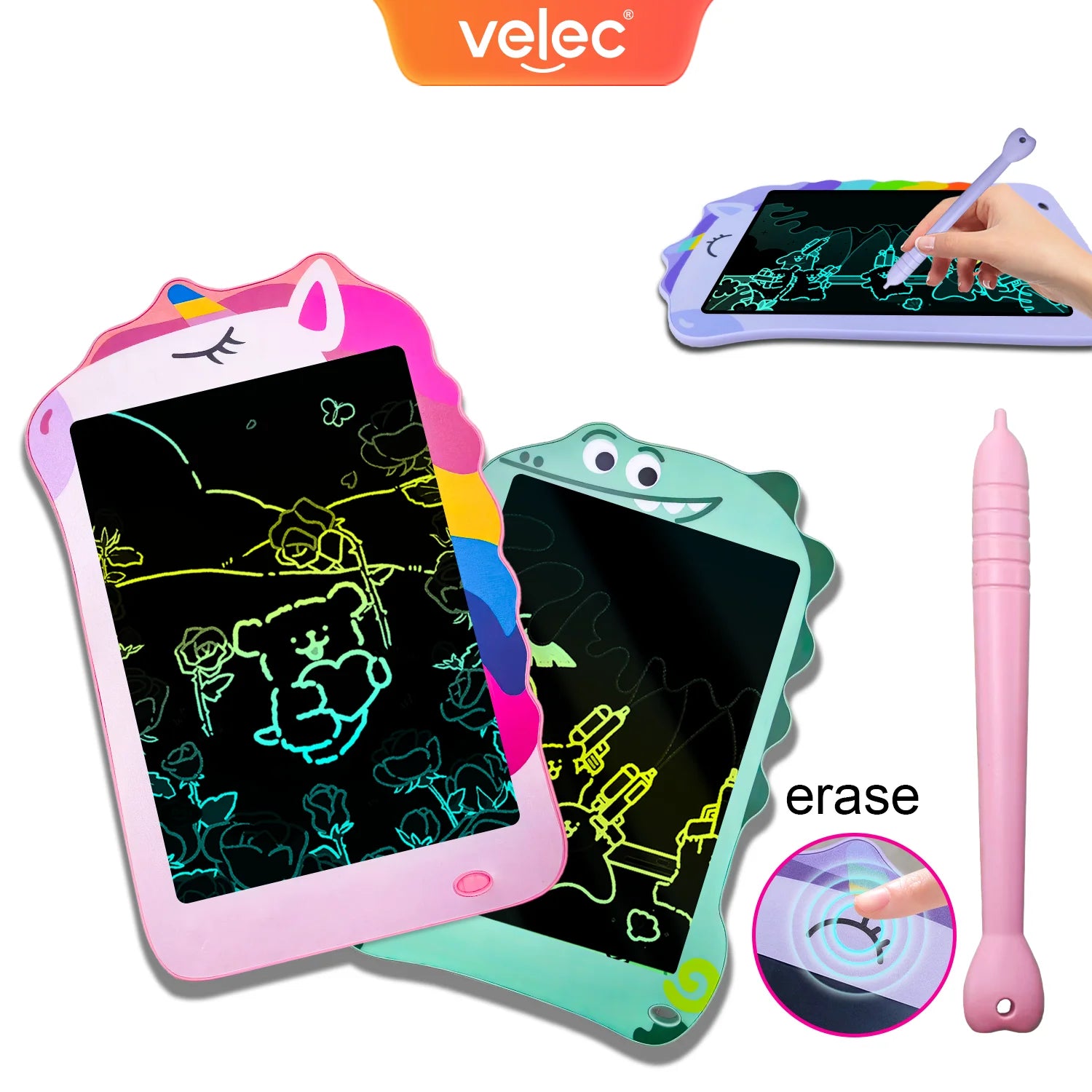 8.5-Inch LCD Writing Tablet for Kids – Colorful Doodle & Drawing Board