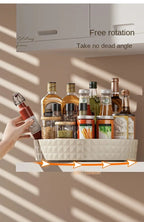 360° Rotating Spice Rack Organizer | Lazy Susan Turntable for Kitchen, Bathroom & Vanity