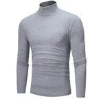 Men’s High Neck Thermal Top – Slim Fit Long Sleeve Winter Shirt