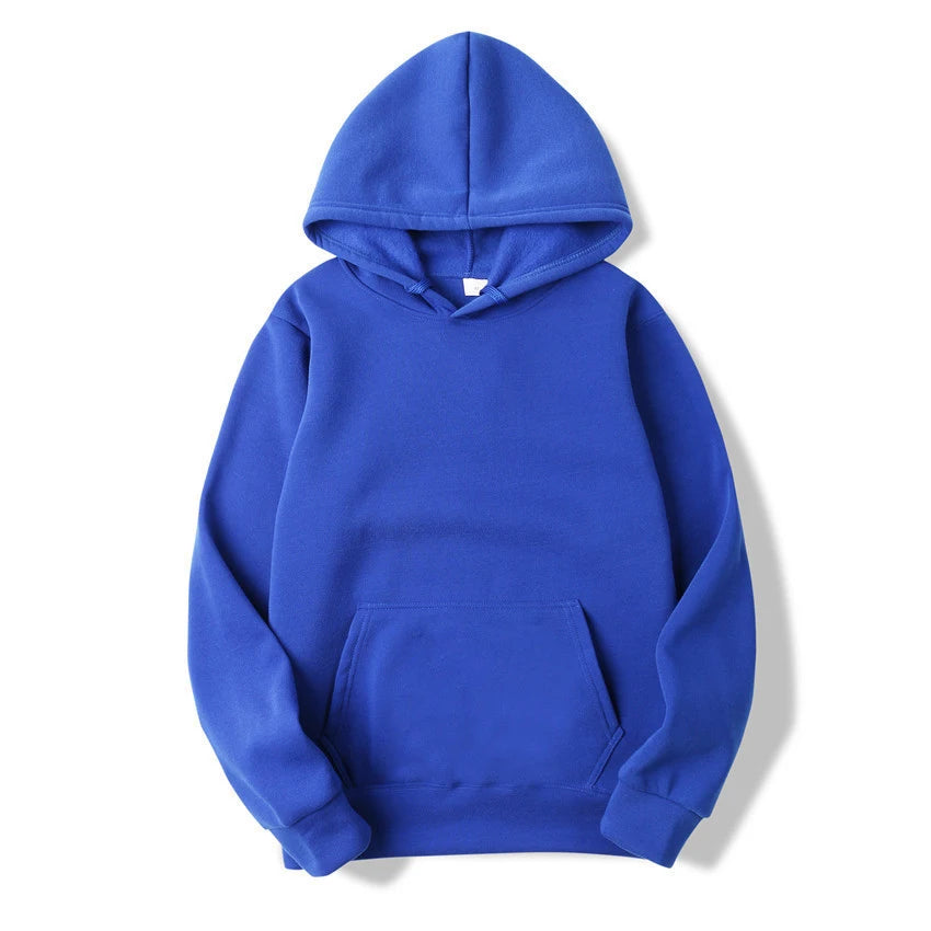 Men’s Hooded Sweatshirt – Casual Fleece Hoodie Streetwear Pullover