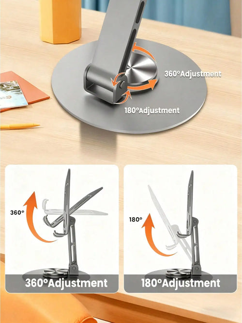 Adjustable Foldable Phone Stand – Ergonomic, Multi-Angle, Portable