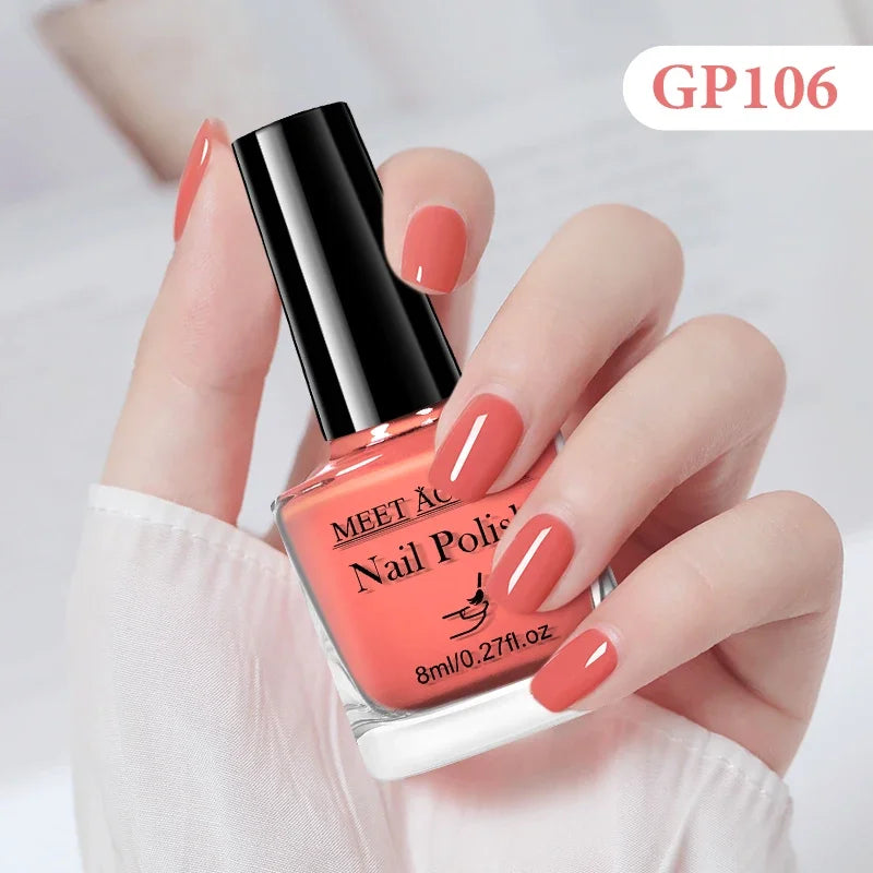 Water-Based Nail Polish – Quick Drying Long-Lasting 8ml Manicure
