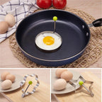Stainless Steel Egg Mold Ring – Heart, Star, Mickey Mouse, & Flower Shaped Egg Molds for Pancakes & Eggs