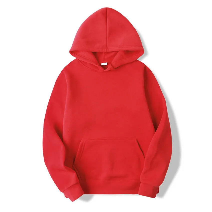 Men’s Hooded Sweatshirt – Casual Fleece Hoodie Streetwear Pullover