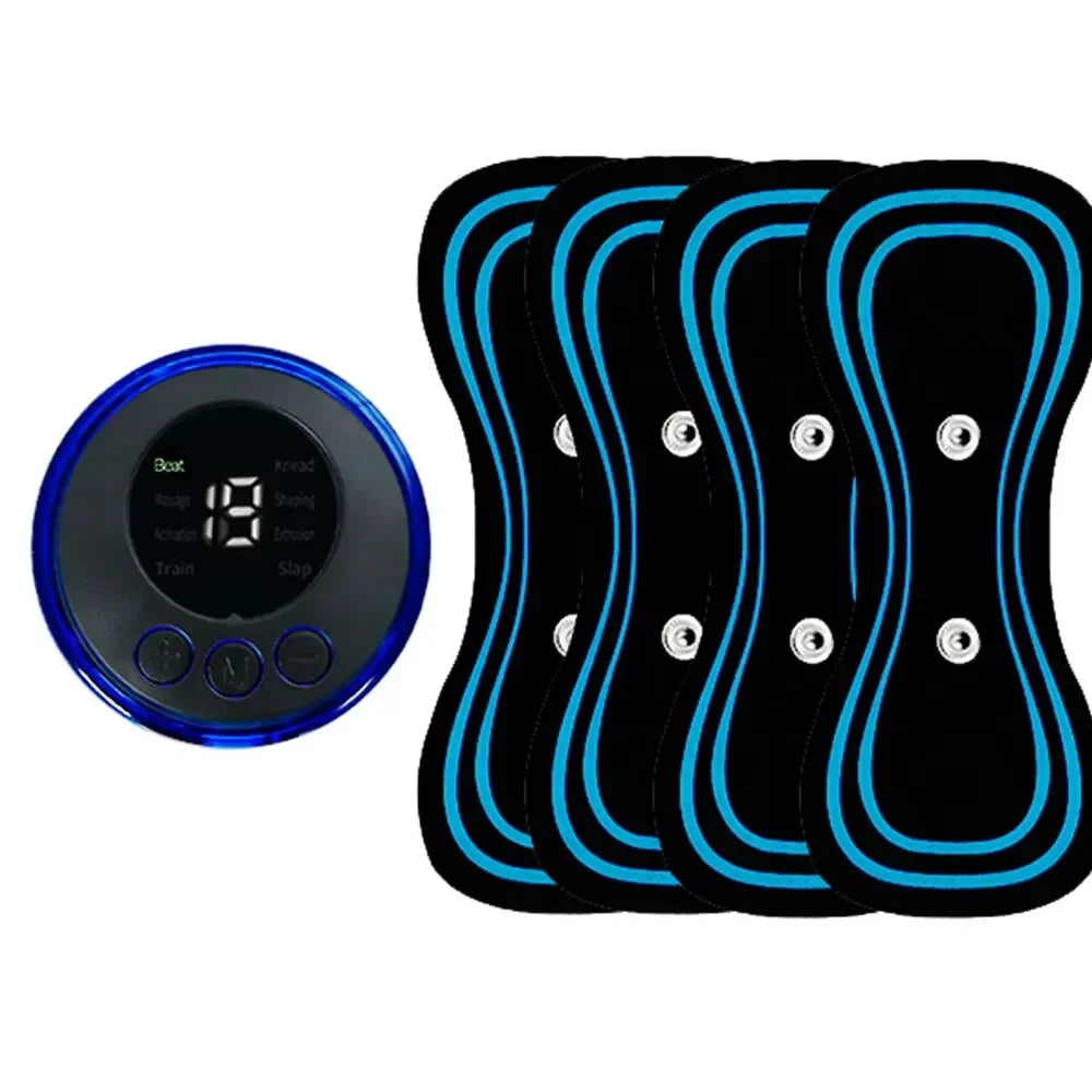 (dubble) EMS Mini Electric Muscle Massager – 8 Modes, 19 Strength Levels, Portable