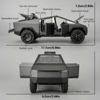 Cyber Truck Alloy Car Model – 1:32 Pull-Back SUV Toy with Lights & Sound