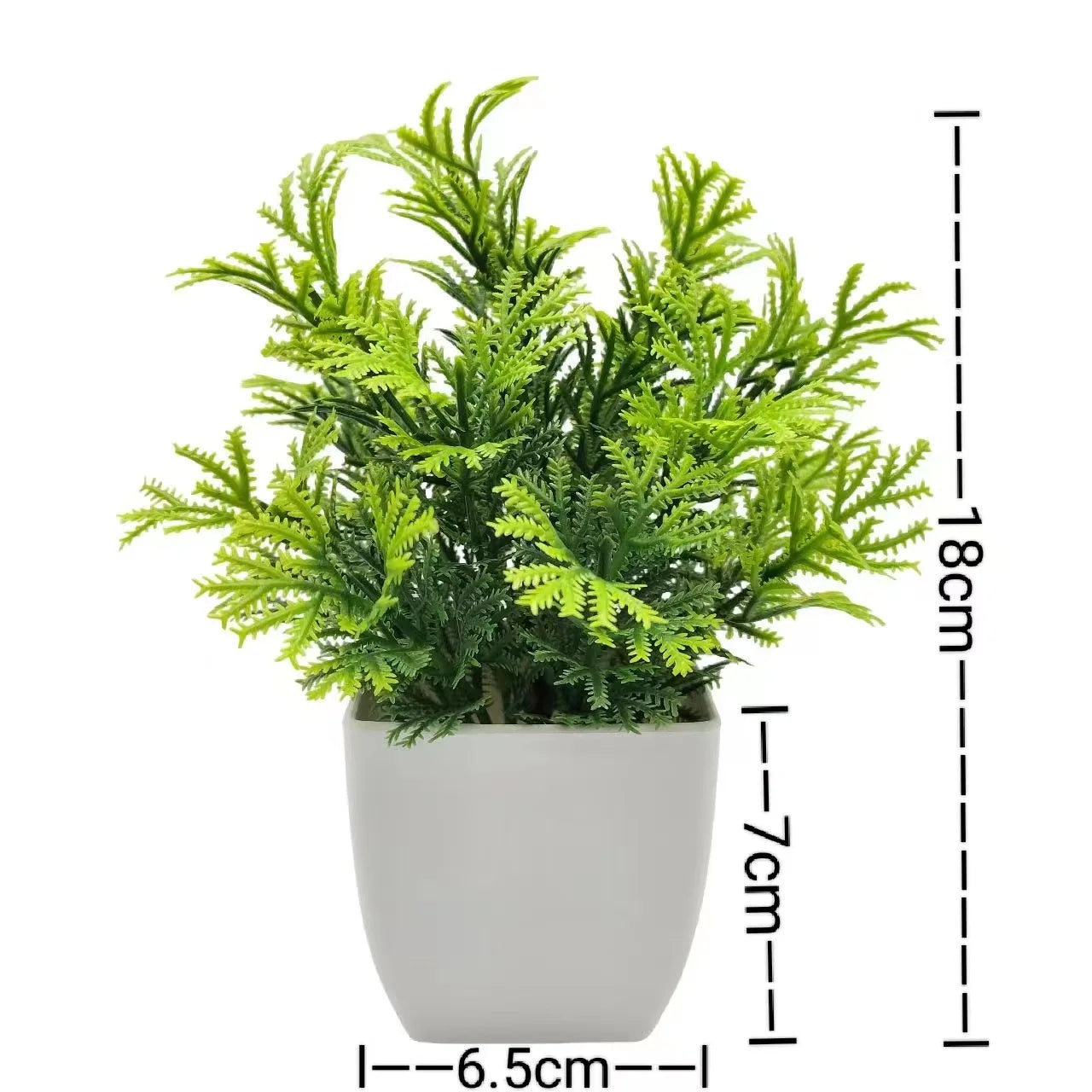 Artificial Plants in Plastic Pots for Home, Office, and Bedroom Decoration – Perfect Greenery for Indoor & Outdoor Spaces