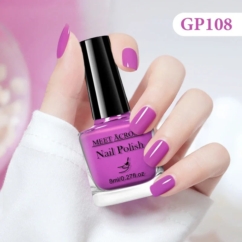 Water-Based Nail Polish – Quick Drying Long-Lasting 8ml Manicure