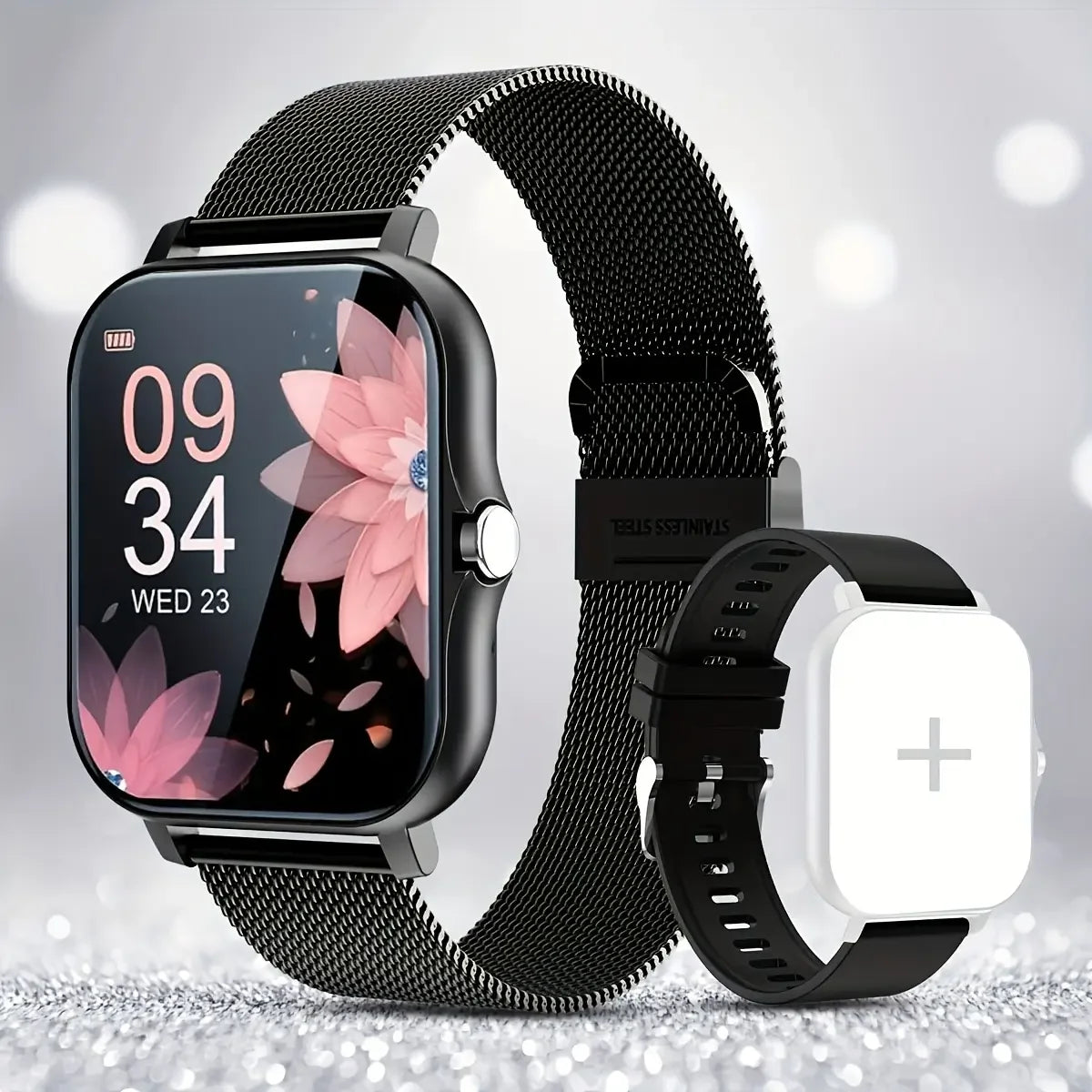 Odelettevcy Smartwatch – Bluetooth Call, Multi-Sport, Message Reminder