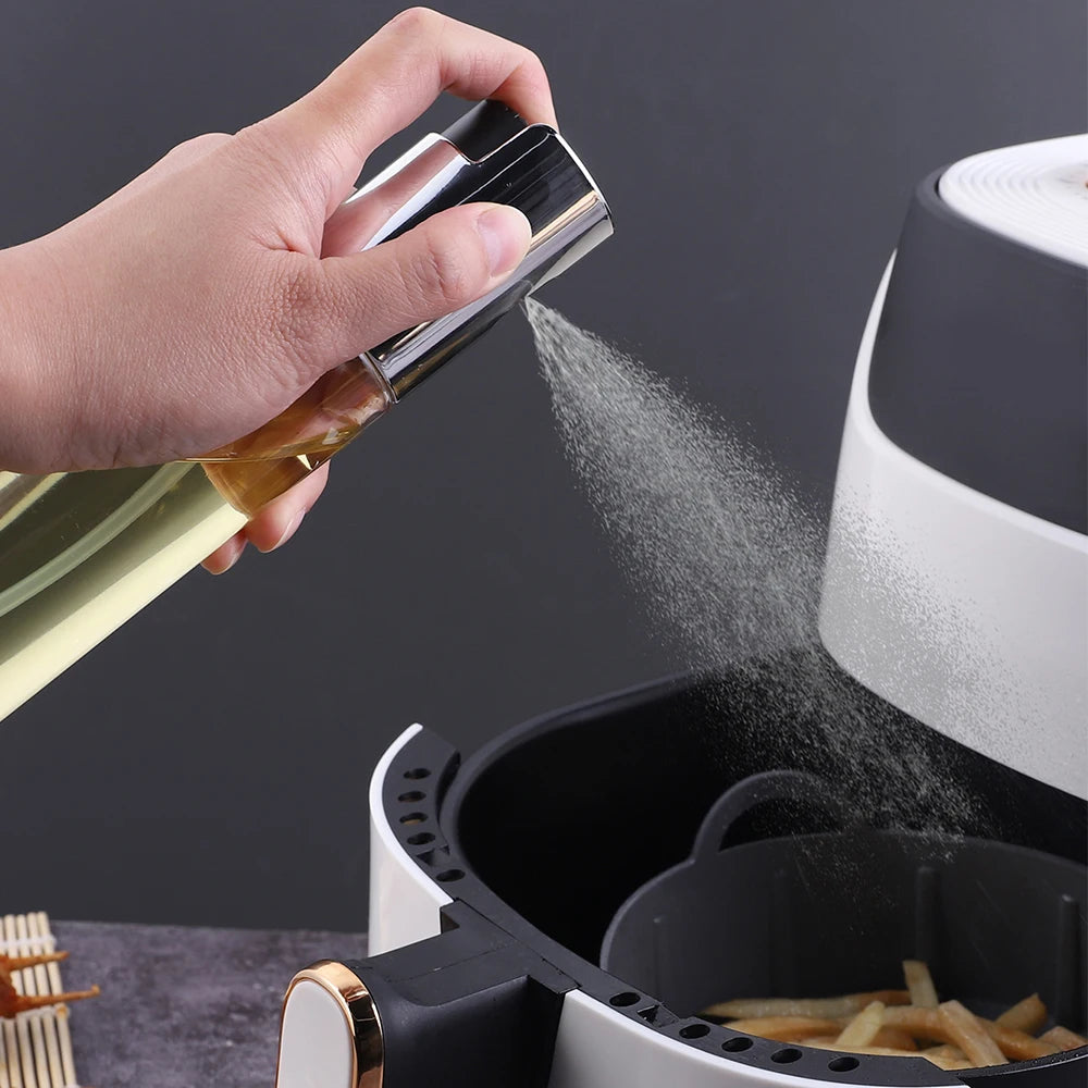 Oil Sprayer for Cooking | Refillable Olive Oil Spray Bottle for Salad, BBQ & Air Fryer