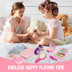 Girls Pretend Play Purse Toy Set – Handbag, Makeup & Accessories for Role Play