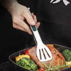Non-Slip Stainless Steel Food Tongs – Meat, Salad, and Grill Clip for Kitchen, Buffet, and BBQ