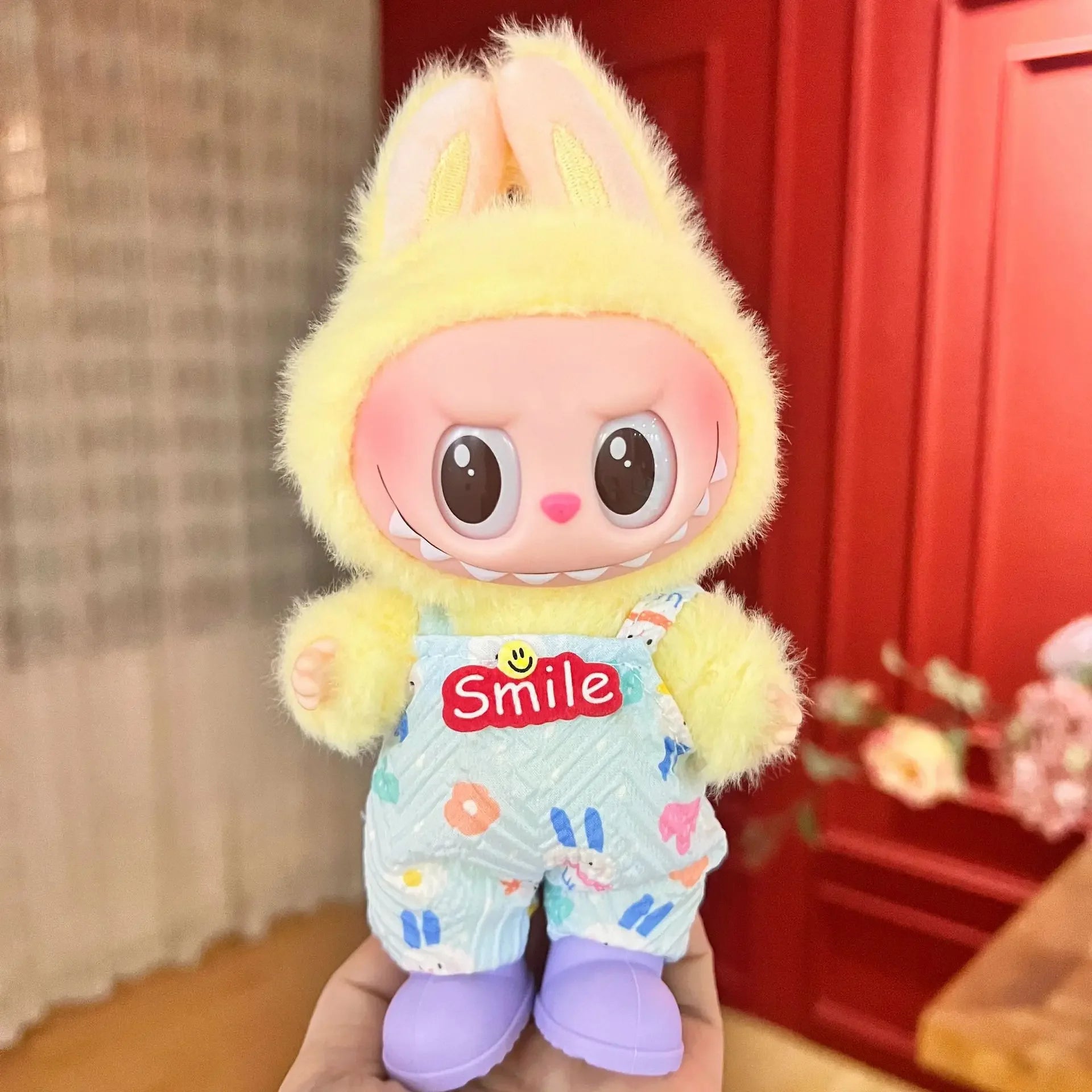Labubu Doll Clothes – 17cm Cute Plush Doll Dress & Casual Outfit Set