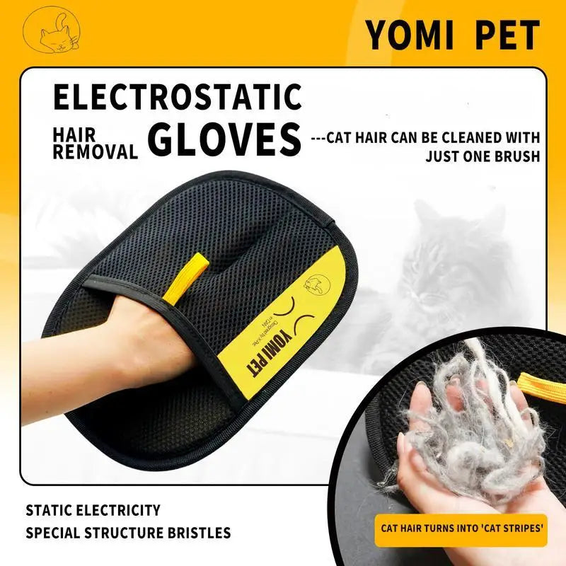 Multi-Functional Pet Hair Gloves – Reduce Shedding and Groom with Ease