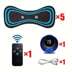 (dubble) EMS Mini Electric Muscle Massager – 8 Modes, 19 Strength Levels, Portable