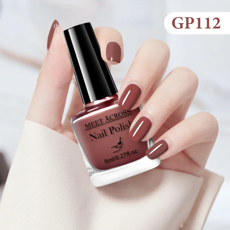 Water-Based Nail Polish – Quick Drying Long-Lasting 8ml Manicure