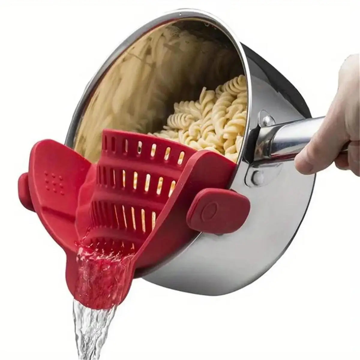Adjustable Pot Strainer – Clip-On Stainless Steel Strainer for Pots, Pans & Bowls
