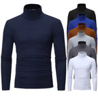 Men’s High Neck Thermal Top – Slim Fit Long Sleeve Winter Shirt