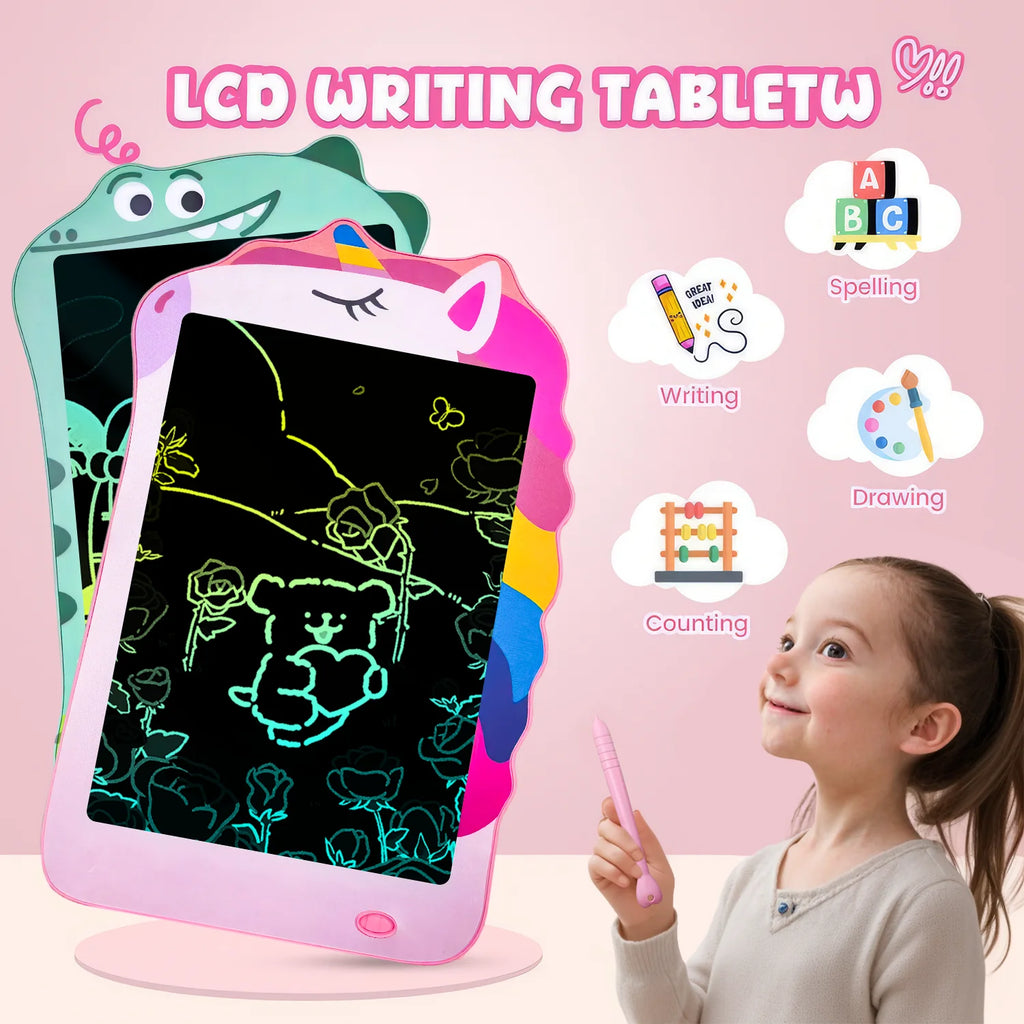 8.5-Inch LCD Writing Tablet for Kids – Colorful Doodle & Drawing Board