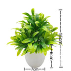 Artificial Plants in Plastic Pots for Home, Office, and Bedroom Decoration – Perfect Greenery for Indoor & Outdoor Spaces
