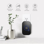 Plug-in Wireless Doorbell – 1000ft Range, 32 Ringtones, 115dB