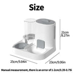 Dual-Purpose Dog & Cat Feeder – Food and Water Bowl, Large Capacity
