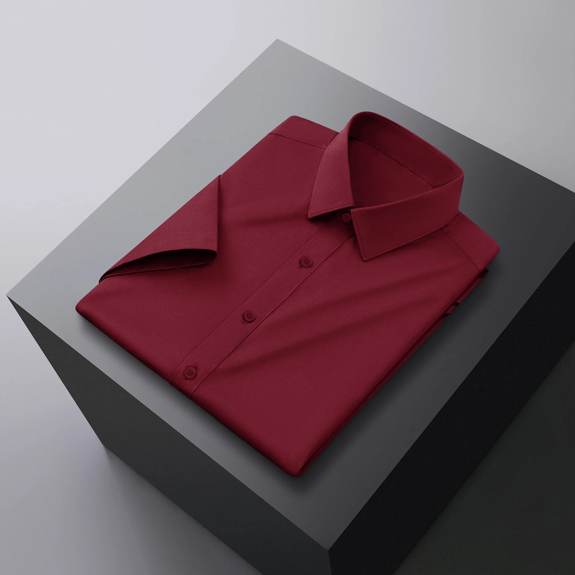 Men’s Short Sleeve Shirt – Casual & Formal Solid Color Summer Top