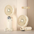 Portable Handheld Mini Fan – USB Rechargeable Desk & Neck Fan for Travel