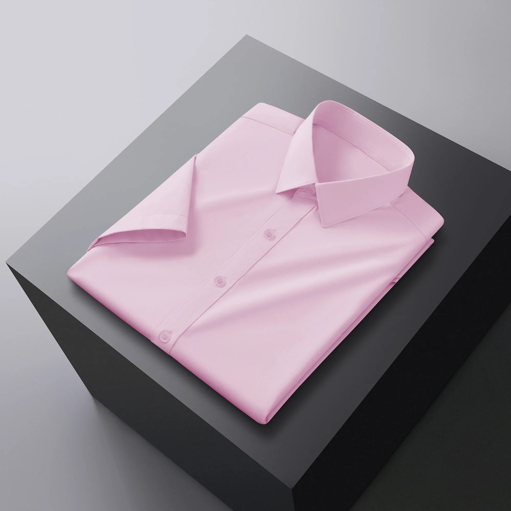 Men’s Short Sleeve Shirt – Casual & Formal Solid Color Summer Top
