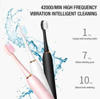 Sonic Electric Toothbrush – USB Rechargeable Waterproof Adult Toothbrush