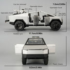 Cyber Truck Alloy Car Model – 1:32 Pull-Back SUV Toy with Lights & Sound