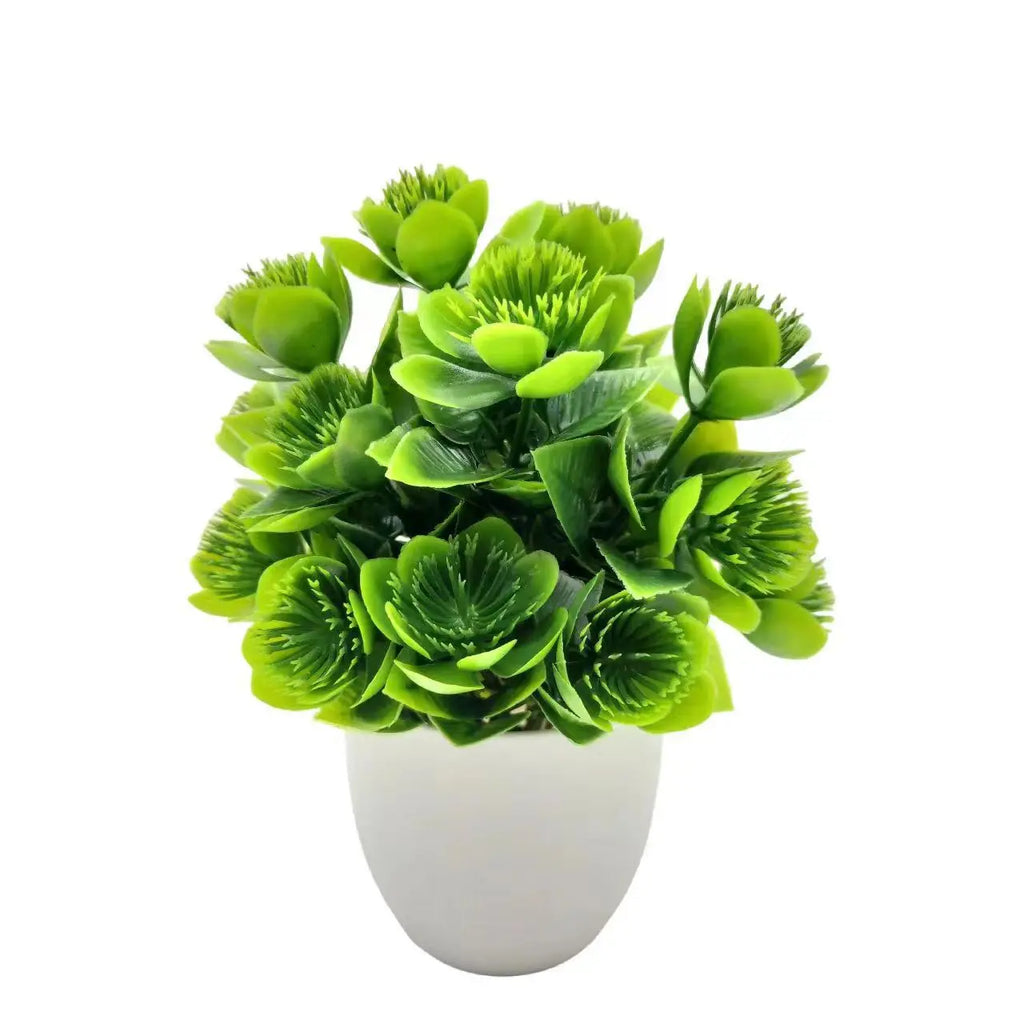Artificial Plants in Plastic Pots for Home, Office, and Bedroom Decoration – Perfect Greenery for Indoor & Outdoor Spaces