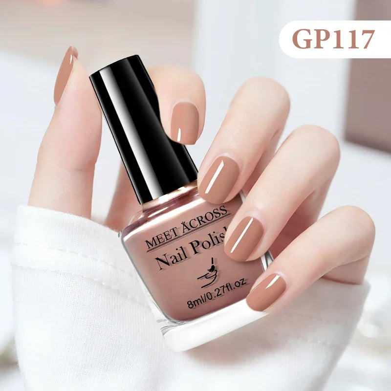 Water-Based Nail Polish – Quick Drying Long-Lasting 8ml Manicure