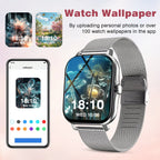 Odelettevcy Smartwatch – Bluetooth Call, Multi-Sport, Message Reminder