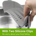 Adjustable Pot Strainer – Clip-On Stainless Steel Strainer for Pots, Pans & Bowls