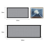 Folding Mesh Pet Dog Barrier Fence – 4Pcs Hook Playpen Gate for Pet Safety