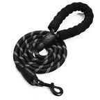 Reflective Dog Leash – Strong Nylon Pet Leash for Small, Medium & Large Dogs