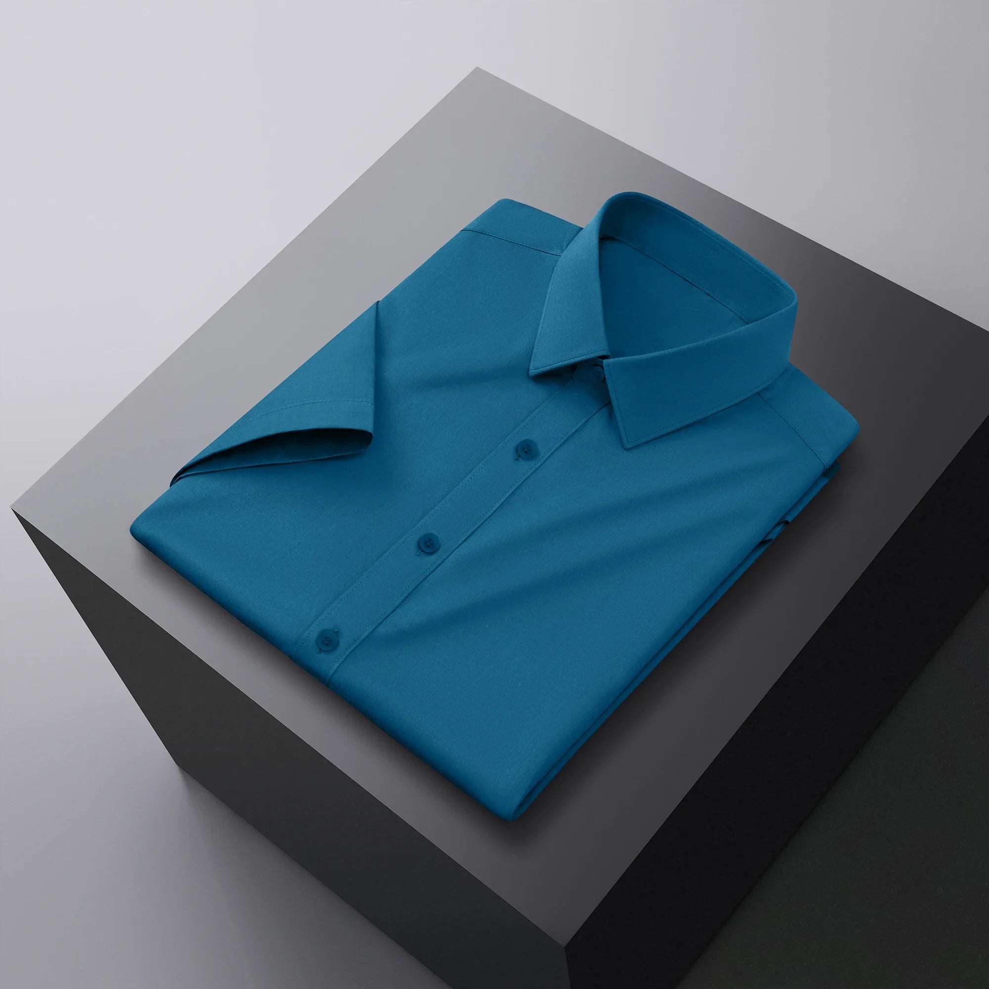 Men’s Short Sleeve Shirt – Casual & Formal Solid Color Summer Top
