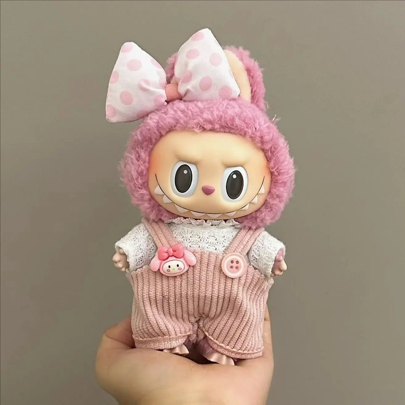Labubu Doll Clothes – 17cm Cute Plush Doll Dress & Casual Outfit Set